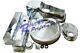 80-85 Chrome Sbc Small Block Chevy Dress Up Kit Tall Valve Cover Air Cleaner Rod