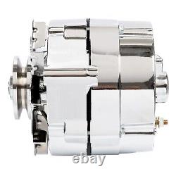 Alternateur à 1 fil pour Chevy 110 ampères Chrome BBC SBC Haute Performance 1959-1986 ADR0335