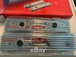 Chevy Bowtie Chrome Valve Covers -petit Bloc 1987+ 141-107 12355350
