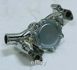 Chrome Small Block Chevy High Volume Long Water Pompe Sbc 283 305 327 350 400