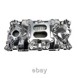 Edelbrock 2701-cp Performer Eps Intake Manifold Pour 1955-86 Small-block Chevy
