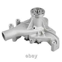 Kit de poulie de vilebrequin à rainure satinée longue et 1/2 pour pompe à eau pour SBC Chevy 305 350