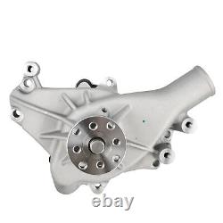 Kit de poulie de vilebrequin à rainure satinée longue et 1/2 pour pompe à eau pour SBC Chevy 305 350