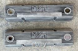 Mt Mickey Thompson 103r-50b Valve Couvre Petit Bloc Chevy Aluminium Gasser Ascta