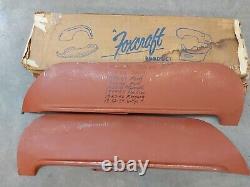 Nos Foxcraft Fender Skirts 1949 50 51 Ford 1955 1956 Ford Mercury Overlay Jupes