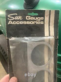 Nos Vintage Sun Guage Accessoires Braket Kit Gb-3 Chrome Gasser Hot Rat Rod Drag