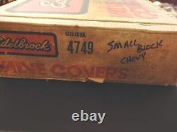 Nos couvre-soupapes chromés Edelbrock #4749 pour moteur Small Block Chevy