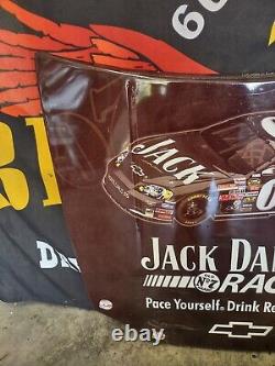 Panneau en métal de capot NASCAR CHEVROLET RCR de JACK DANIELS RACING 29 pouces x 24 pouces CHILDRESS