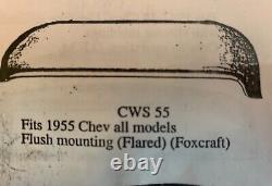 Pare-boue en acier pour Chevrolet 1955, modèle Foxcraft Cws, paire pour Chevy Belair 55