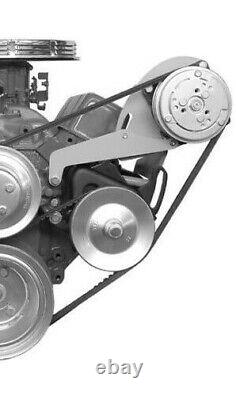 Petit bloc Chevy 508 Chrome Serpentine Compresseur de climatisation & Support SS LWP DS