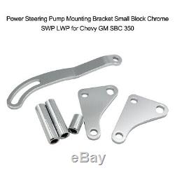Pompe Servodirection Support Small Block Chrome Swp Lwp Pour Chevy Gm Sbc 350 R7o9