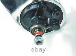 Pompe de direction assistée avec support et poulie chromée, chrome Saginaw, convient aux Chevy SBC