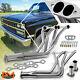 Pour Chevy Small Block Sbc V8 Stainless Steel Long Tube Exhaust Header Manifold
