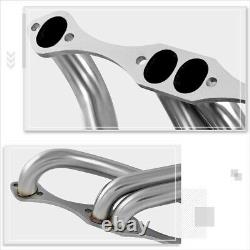 Pour Chevy Small Block Sbc V8 Stainless Steel Long Tube Exhaust Header Manifold