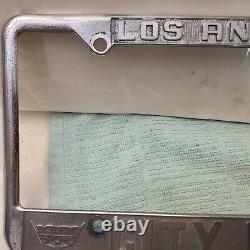 Rare Vintage Los Angeles City Ford Concessionnaire Licence Mustang Fairlane Galaxie F-150