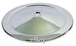 Sb Chevy Court Chrome Valve Kit De Protection / W Air Cleaner 350 1959 86 283 Sbc