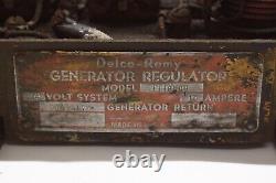Vintage Delco-remy Générateur De Tension 24v Régulateur Applications Militaires 1118509