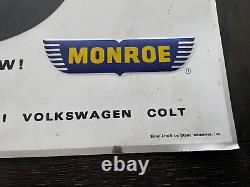 Vintage Monroe Macpherson Shock Absorbeur Sign Datsun Toyota Volkswagen Capri